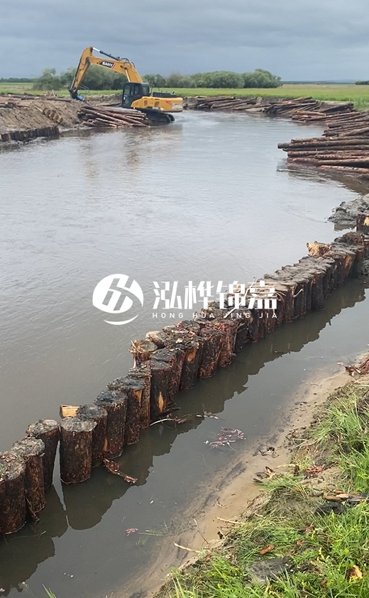 4米松木樁能用于圍堰工程嗎？4 米松木樁打樁深度要多少？