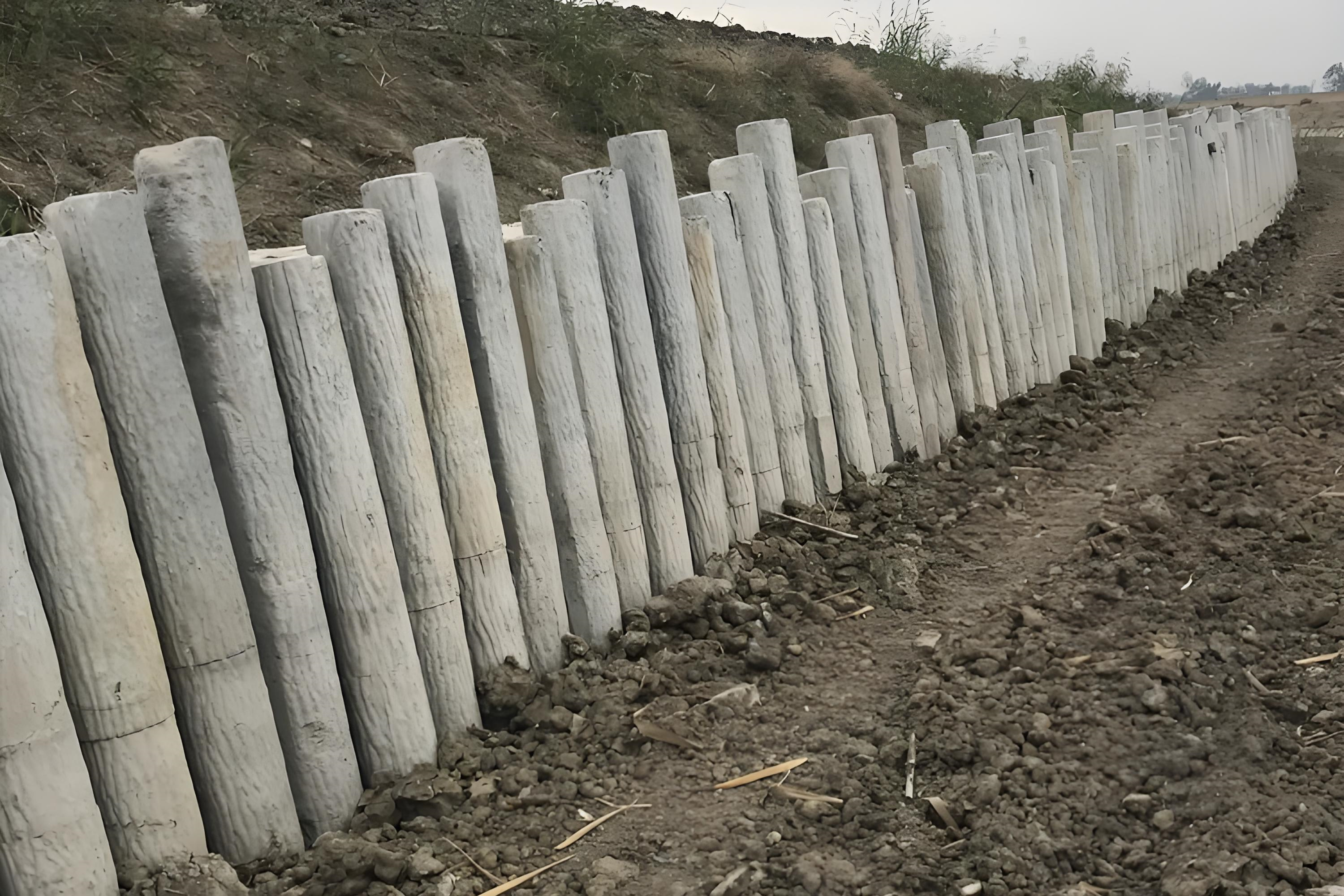 云南水泥樁施工專(zhuān)業(yè)施工隊(duì)-挖機(jī)打仿木樁怎么打？