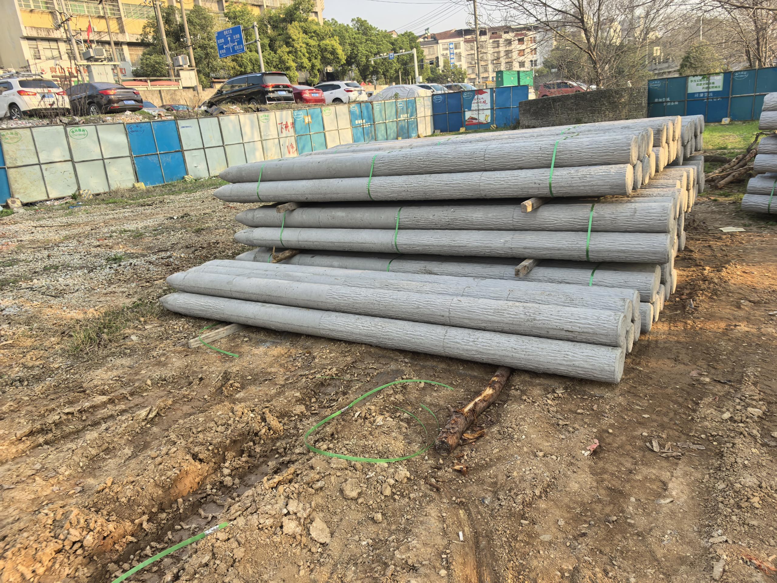 水泥樁批發(fā)廠家泓樺錦嘉-水泥樁打樁的施工流程是怎樣的？